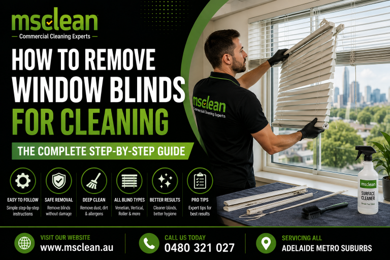 How to Remove Window Blinds for Cleaning — The Complete Step-by-Step Guide