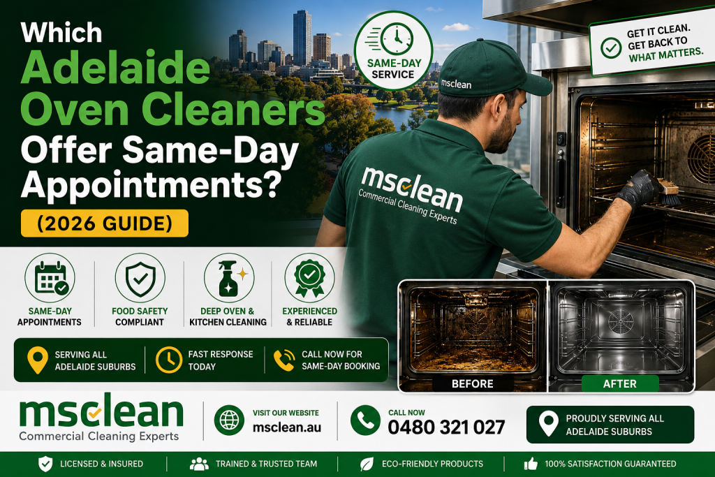 Which Adelaide Oven Cleaners Offer Same-Day Appointments? (2026 Guide)