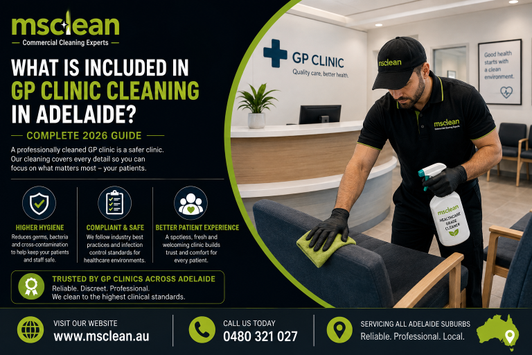 What Is Included in GP Clinic Cleaning Services in Adelaide? (Complete 2026 Guide)