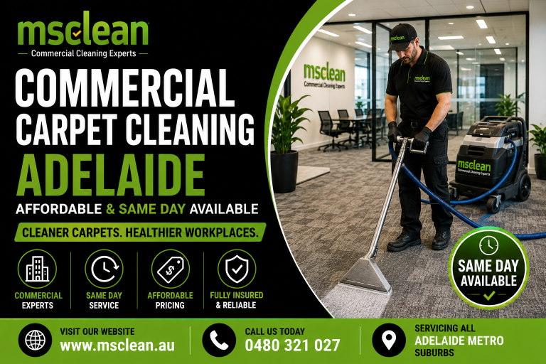 Commercial Carpet Cleaning Adelaide Affordable and Same Day Available