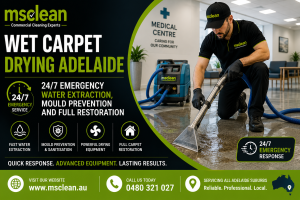 Wet Carpet Drying Adelaide