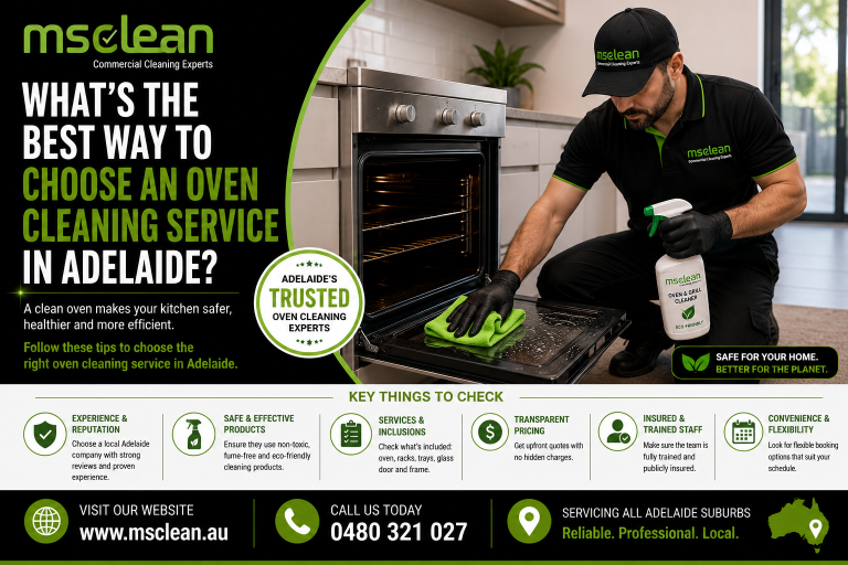 What's the Best Way to Choose an Oven Cleaning Service in Adelaide