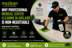 Why Professional Medical Center Cleaning in Adelaide Is Non-Negotiable And What Happens When It Falls Short