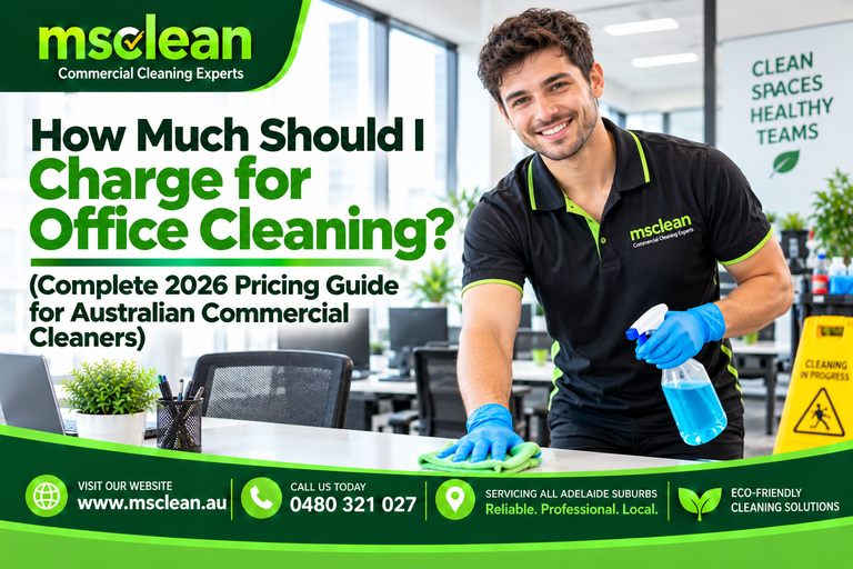 How Much Should I Charge for Office Cleaning? (Complete 2026 Pricing Guide for Australian Commercial Cleaners)