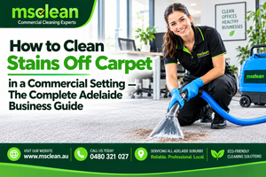 How to Clean Stains Off Carpet — Commercial Guide for Adelaide Businesses