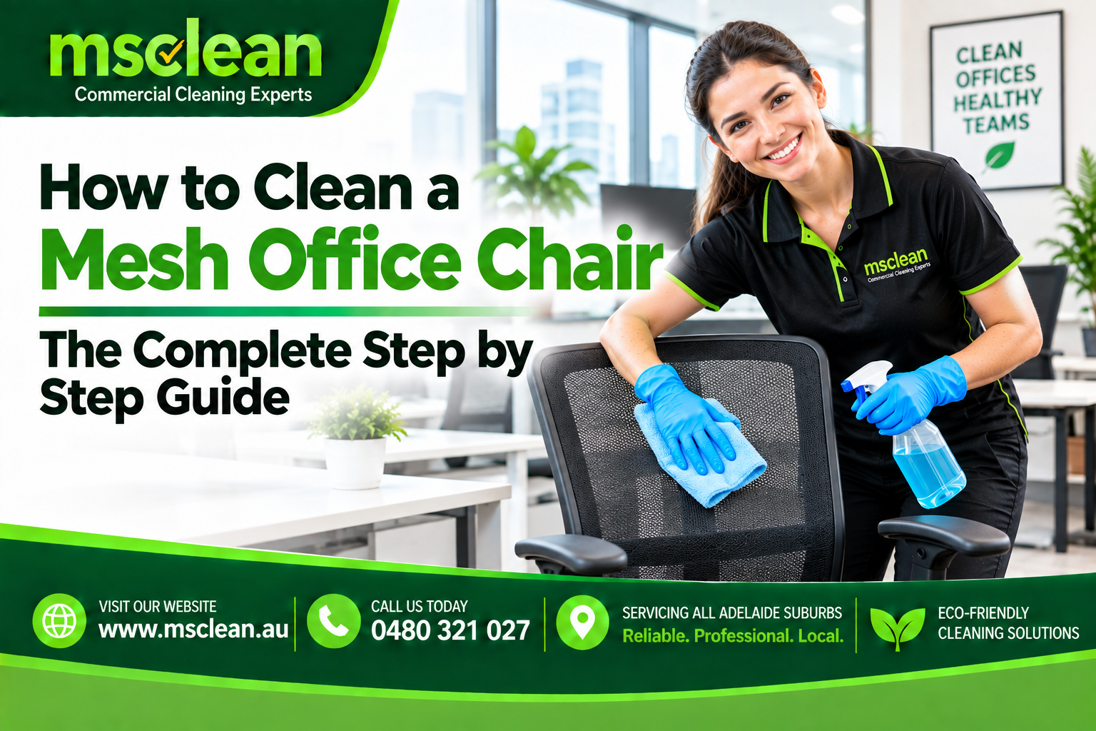 How to Clean a Mesh Office Chair — The Complete Step by Step Guide