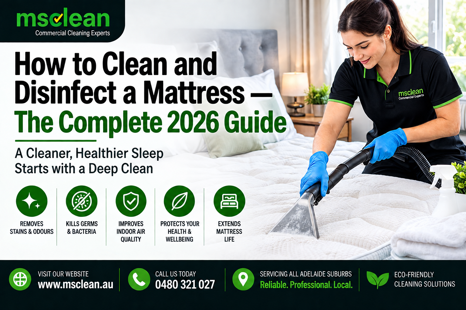 How to Clean and Disinfect a Mattress — The Complete 2026 Guide