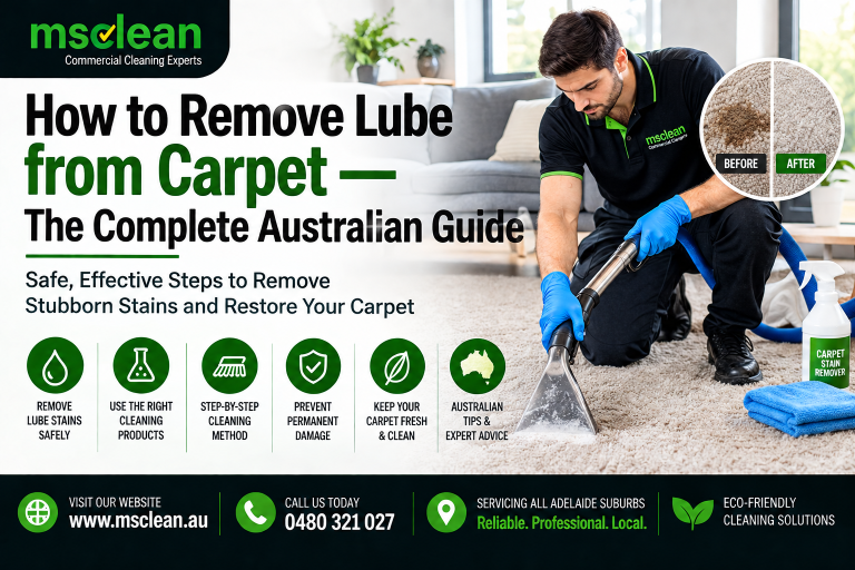 How to Remove Lube from Carpet
